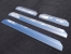 Nissan Tiida 2015 Накладки на пороги (лист зеркальный)